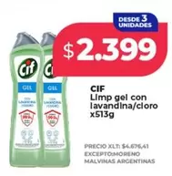 Cif - Limp gel con lavandina/cloro
