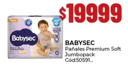 Babysec - Pañales Premium Soft Jumbopack