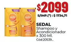 Sedal - Shampoo y Acondicionador