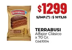 Terrabusi - Alfajor Clásico