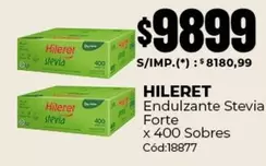 Hileret - Endulzante Stevia Forte