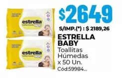 Estrella - BABY Toallitas Húmedas
