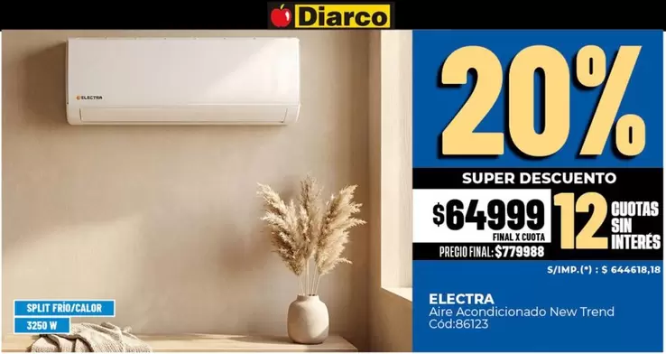 X$ - Aire Acondicionado New Trend Cod: 86123