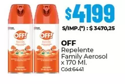 Off - Repelente Family Aerosol