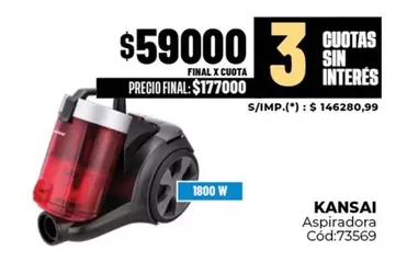 kansai - Aspiradora Cód:73569