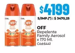 Off - Repelente Family Aerosol