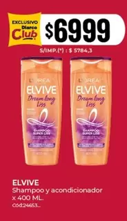 Elvive - Shampoo y acondicionador