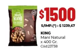 King - Maní Natural