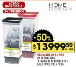 X$ - SET DE CUBIERTOS