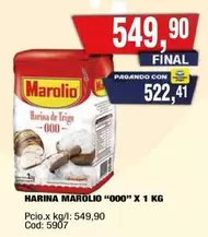 Marolio - HARINA "000" X 1 KG