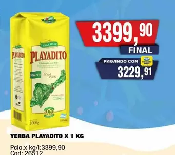 Playadito - PLAYADITO X 1 KG
