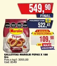 Marolio - GALLETITAS PEPAS X 180