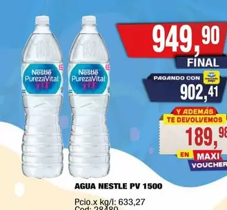 Nestlé - AGUA PV 1500