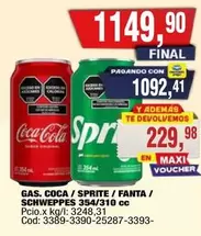 Sprite - COCA / SPRITE/FANTA/ SCHWEPPES