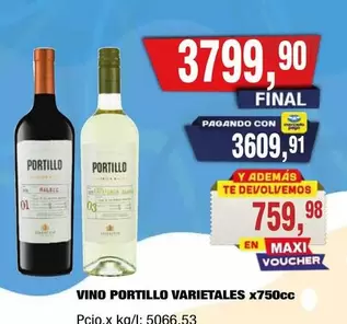Portillo - VARIETALES x750cc