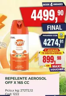 Off - AEROSOL OFF X 165 CC