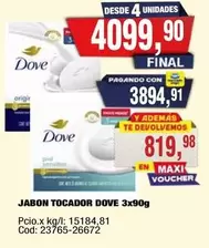 Dove - JABON TOCADOR