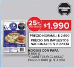 Carrefour - NOQUIS CON PAPA