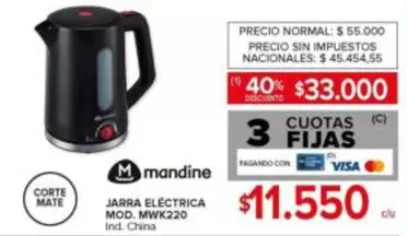 Mandine - JARRA ELÉCTRICA