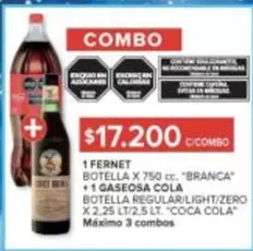Coca cola - FERNET + GASEOSA COLA