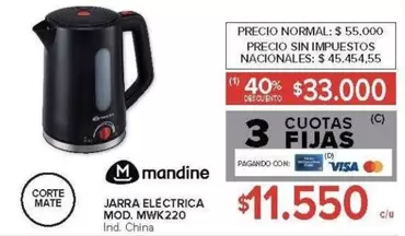 Mandine - JARRA ELECTRICA