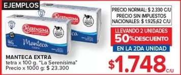 La Serenísima - MANTECA EXTRA