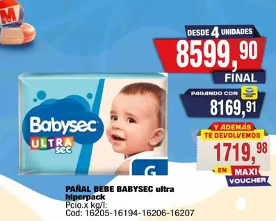 Babysec - PAÑAL BEBE ultra