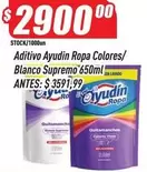 Ayudin - Ropa Colores/ Blanco Supremo