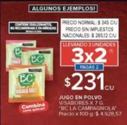BC - JUGO EN POLVO