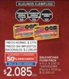 Flow - SALCHICHAS FLOW PACK