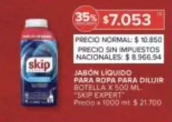 Skip - JABON LIQUIDO PARA ROPA PARA DILJIR
