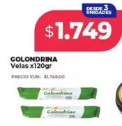 Golondrina - Velas x120gr