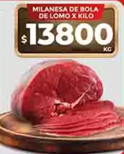 X$ - MILANESA DE BOLA DE LOMO X KILO