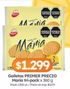 Primer Precio - María tri-pack