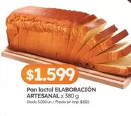 Lactal - Pan lactal ELABORACIÓN ARTESANAL