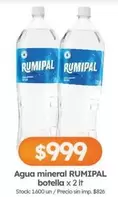 X$ - Agua mineral