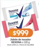 Rexona - Jabón de tocador