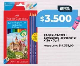Faber Castell - Ecolápices largos color