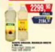 ACEITE GIRASOL, MARAVILLA MIXTO