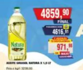 Natura - ACEITE GIRASOL NATURA X 1.5 LT