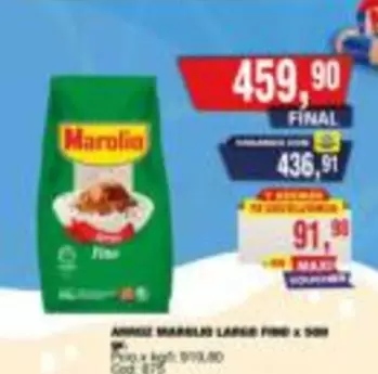 Marolio - ARROZ MAROLIO LARGO FINO X 500