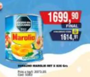 Marolio - DURAZNO MAROLIO MIT X 820 GRS
