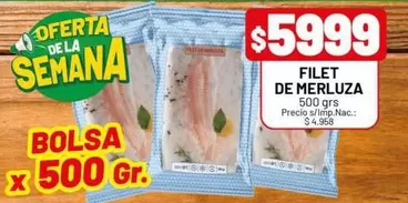 X$ - FILET DE MERLUZA