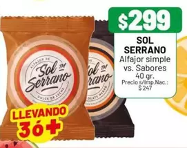 Sol Serrano - Alfajor simple vs. Sabores