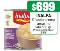 Inalpa - Choclo crema amarillo