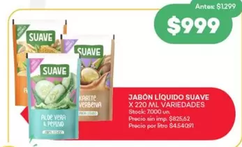 Suave - JABON LIQUIDO