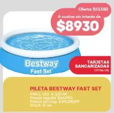 Bestway - FAST SET