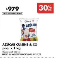 X$ - AZÚCAR CUISINE & CO