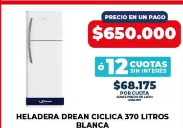 Drean - CICLICA 370 LITROS