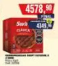 Swift - HAMBURGUESAS SHORT ESTUCHE X 4 UNID